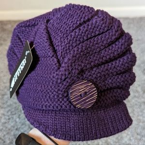 Women's Purple Irmar Knit Hat